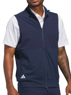 Adidas Ultimate365 Tour Full-Zip Vest - Collegiate Navy