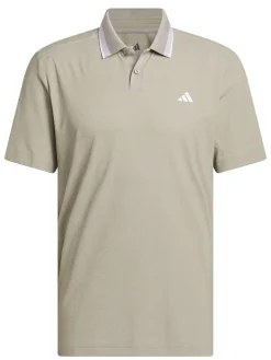 Adidas Ultimate365 Tour Twistknit Pique Polo Shirt - Putty Beige