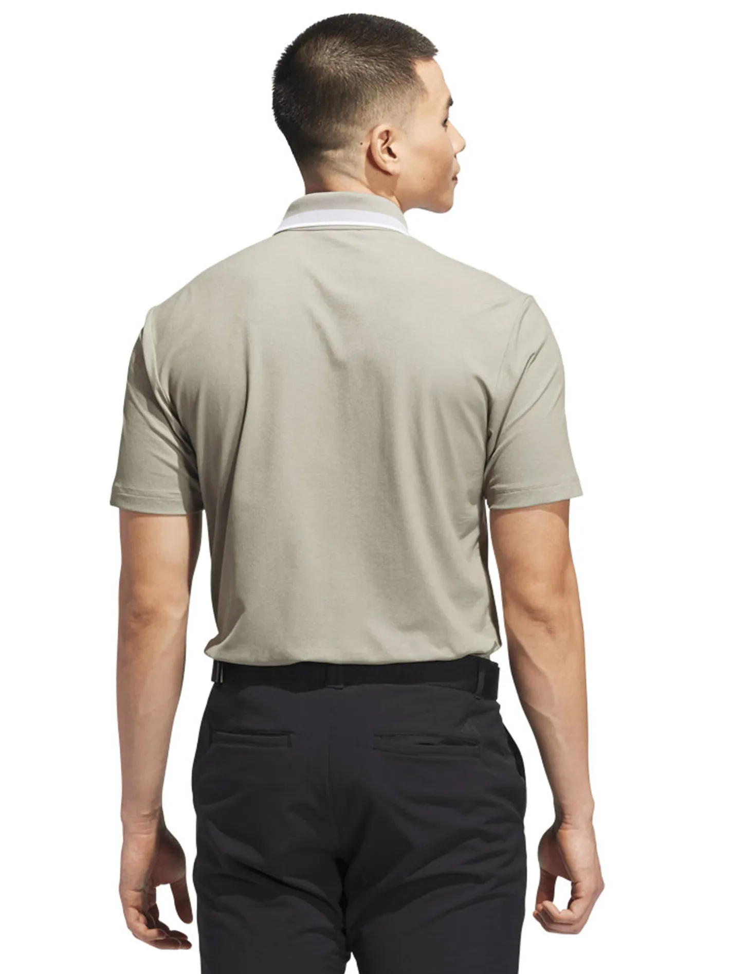 Adidas Ultimate365 Tour Twistknit Pique Polo Shirt - Putty Beige