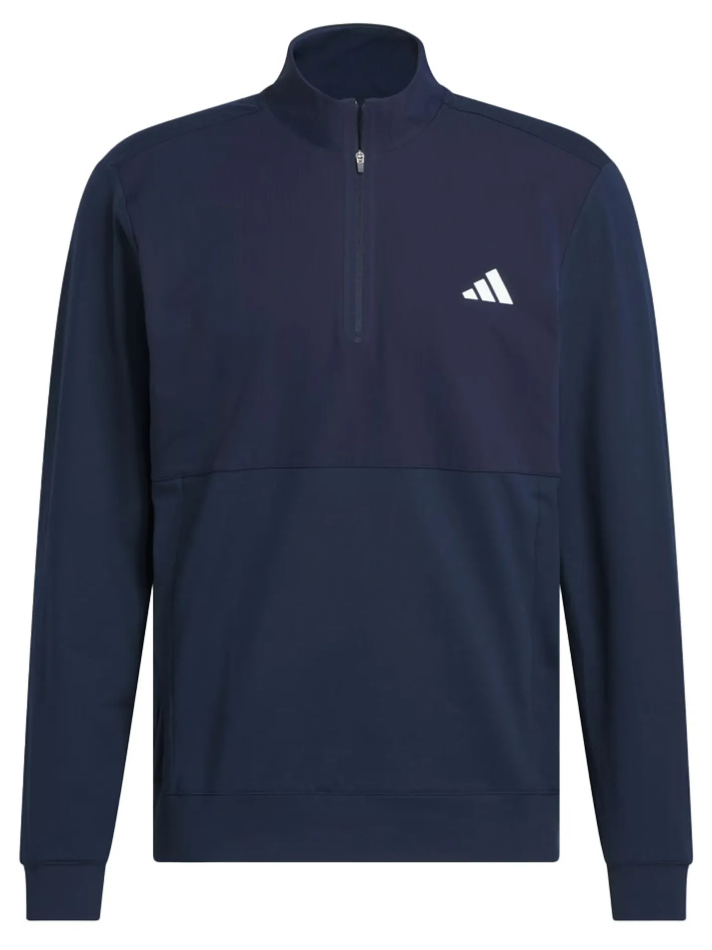 Adidas Ultimate365 Tour Twistknit Quarter Zip Pullover - Collegiate Navy
