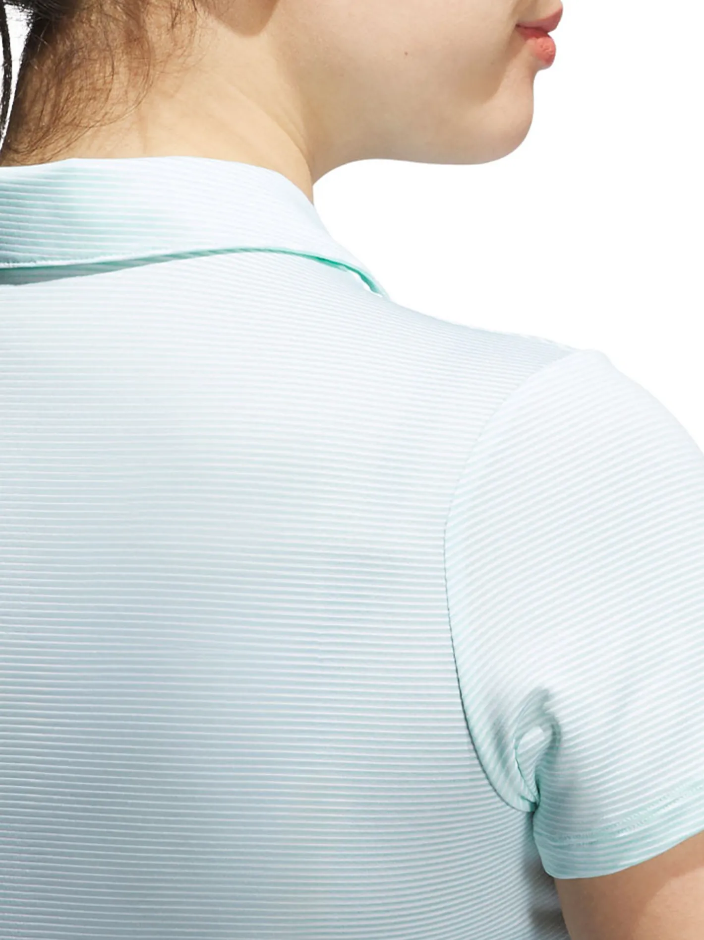 Women Adidas Womens Ottoman Short Sleeve Polo Shirt - Semi Flash Aqua