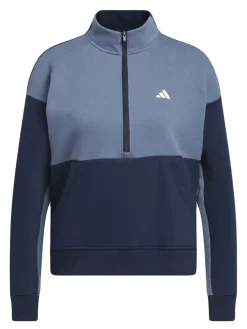 Women Adidas Womens Performance Quarter-Zip Jacket - Collegiate Navy