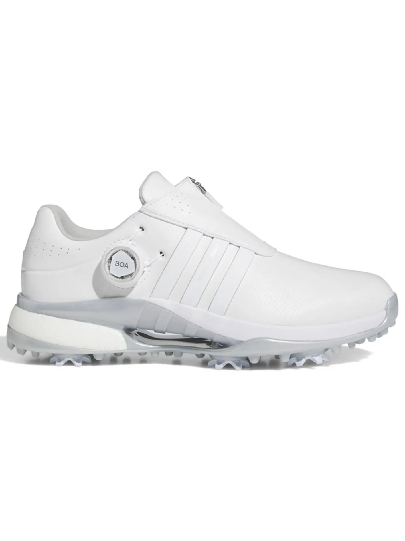 Adidas Women's Tour360 24 BOA Boost Golf Shoes - Ftwr White/Silver Met.