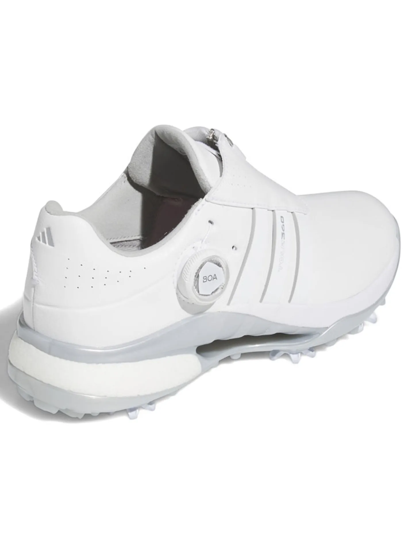 Adidas Women's Tour360 24 BOA Boost Golf Shoes - Ftwr White/Silver Met.