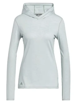 Women Adidas Womens Ultimate365 Emboss Hoodie - Wonder Silver
