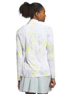 Women Adidas Womens Ultimate365 Printed Quarter-Zip Mock - White