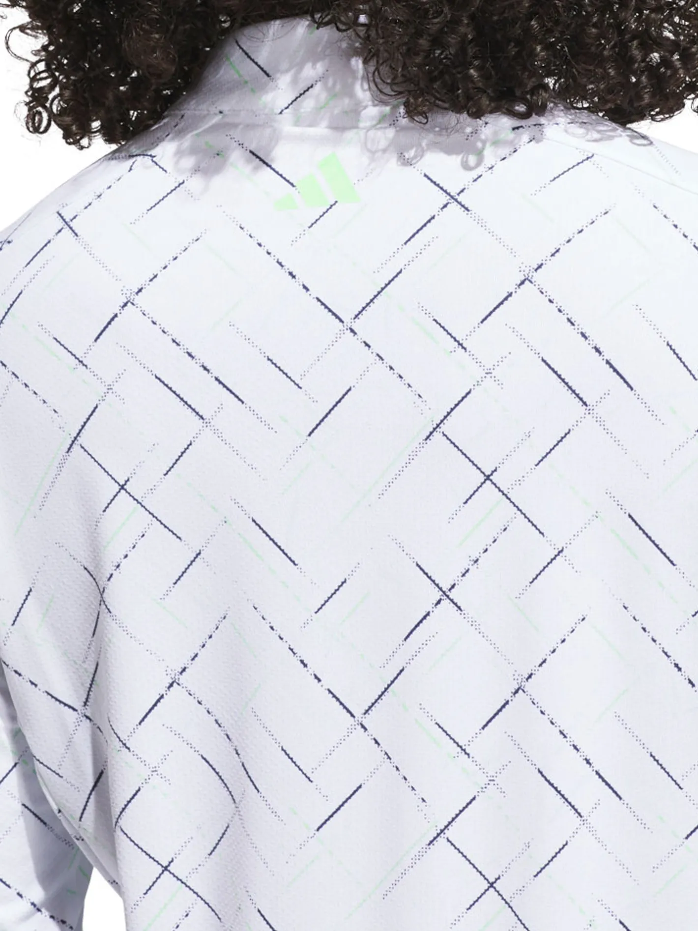 Women Adidas Womens Ultimate365 Printed Quarter-Zip Mock Neck Top - White