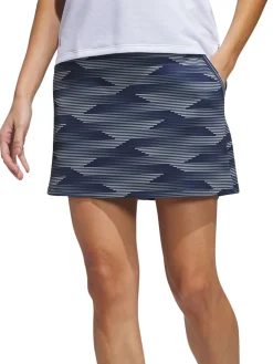 Women Adidas Womens Ultimate365 Printed 16-Inch Skort - Collegiate Navy
