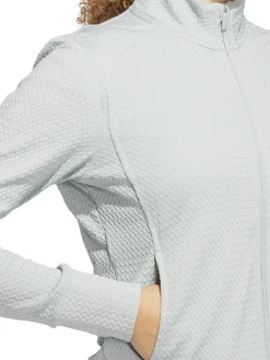 Women Adidas Womens Ultimate365 Texture Jacket - Wonder Silver