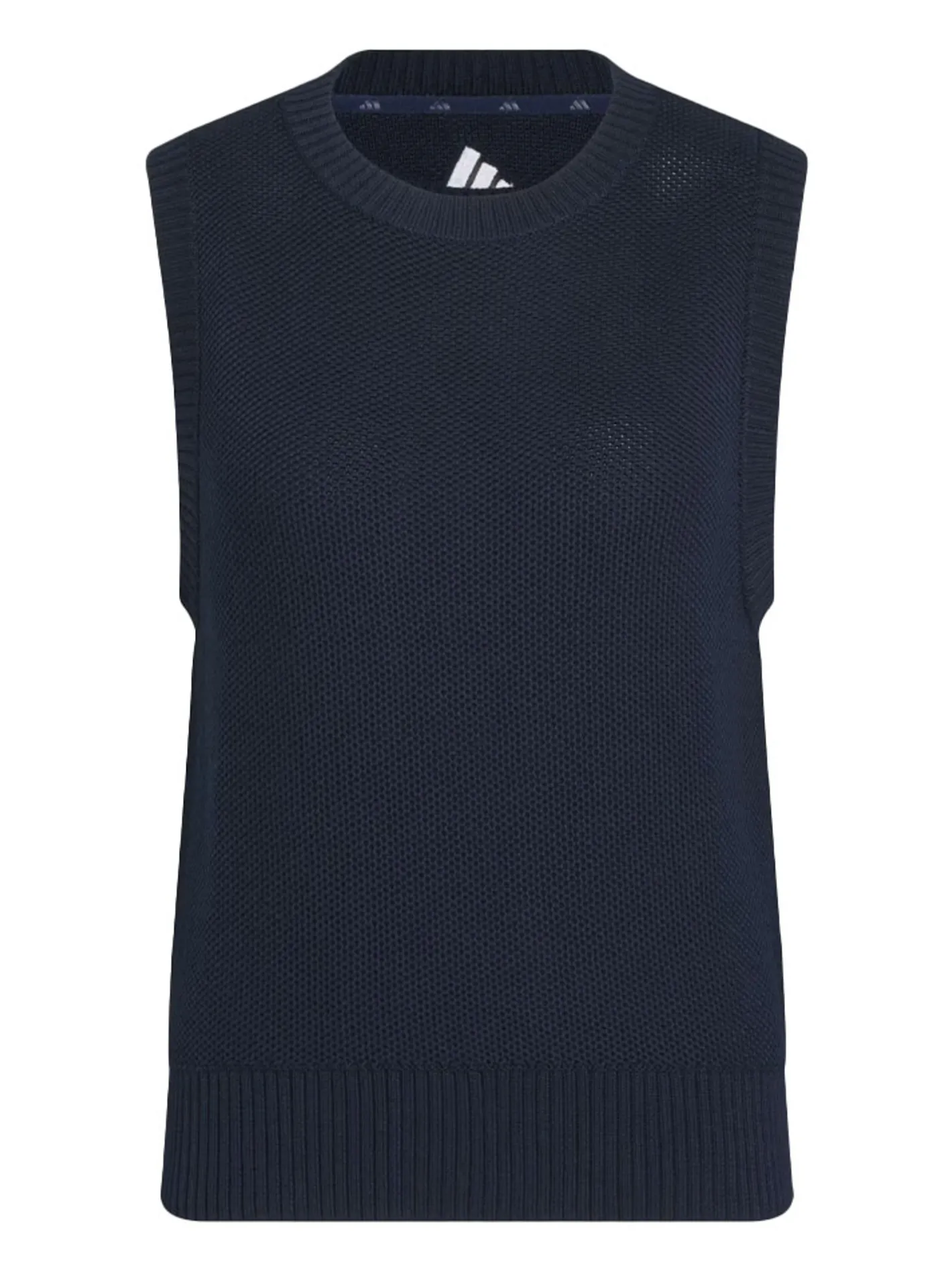Women Adidas Womens Ultimate365 Tour Knit Vest - Collegiate Navy