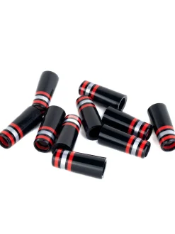 BB&F Co. BB&F Co Ferrule 1.3 Inch - Scarlet + Silver (10 Pack)