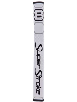 Bettinardi Hex B SuperStroke Traxion Flatso 1.0 Putter Grip - White/Grey/Black