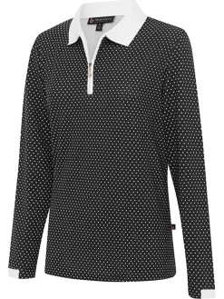 Women Birdee Sport Women's Cosmic Ambrose Long Sleeve Top - White/Black