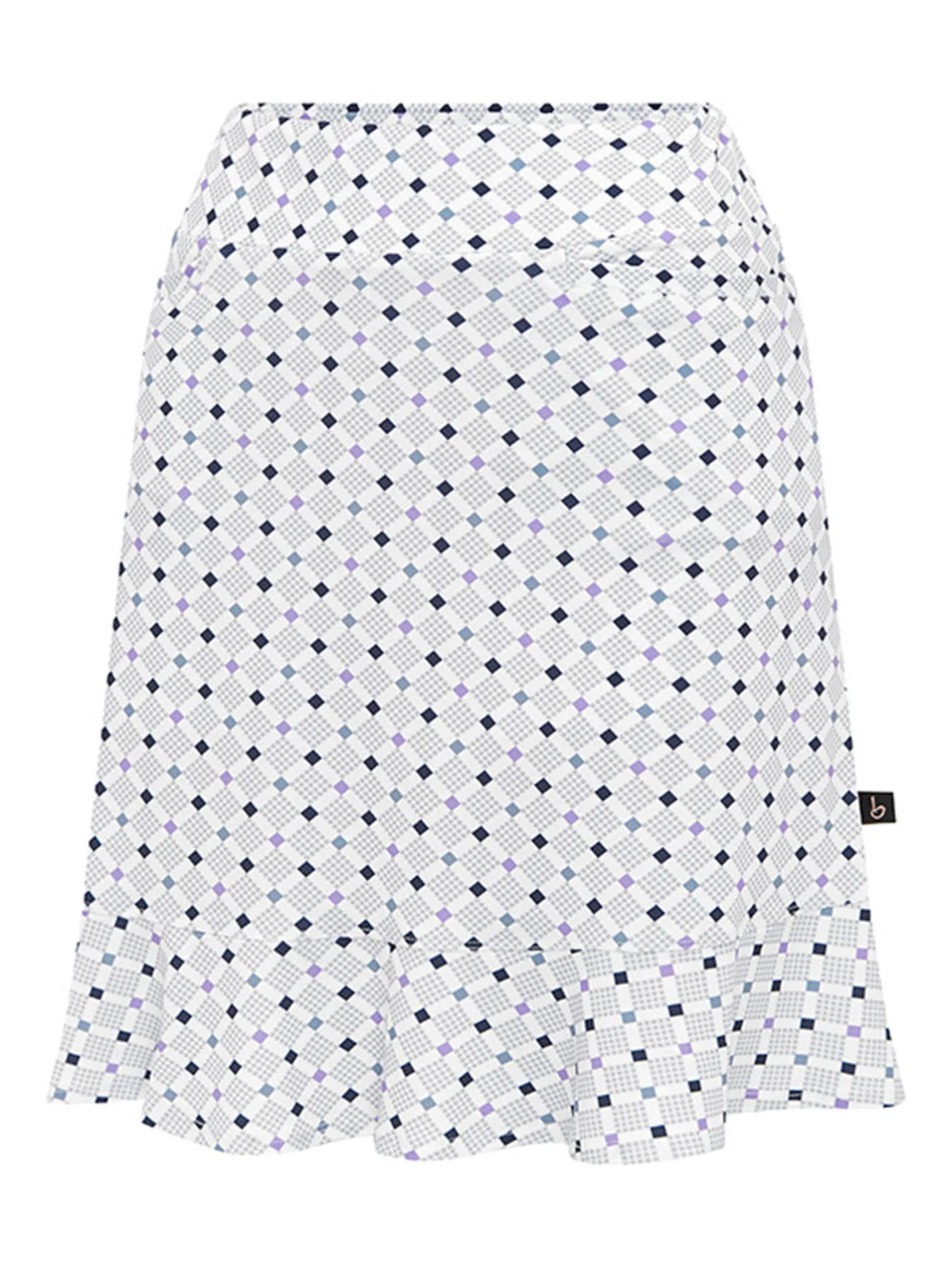Women Birdee Sport Women's Pyramid Wave 18" Skort - White/Lilac