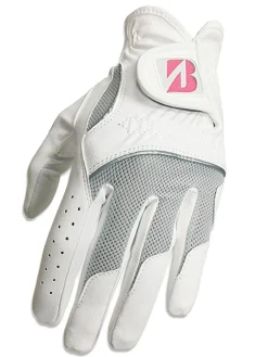 Women Bridgestone Lady Golf Glove - White