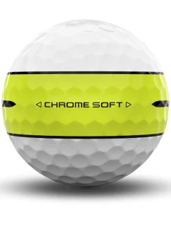 Callaway Chrome Soft 360 Yellow Stripe Golf Balls