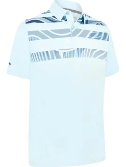 Callaway Trippy Block Polo - Arctic Paradise