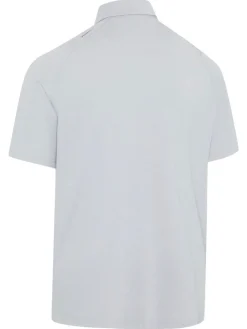 Callaway Ventilated Classic Jacquard Golf Polo - Grey Dawn