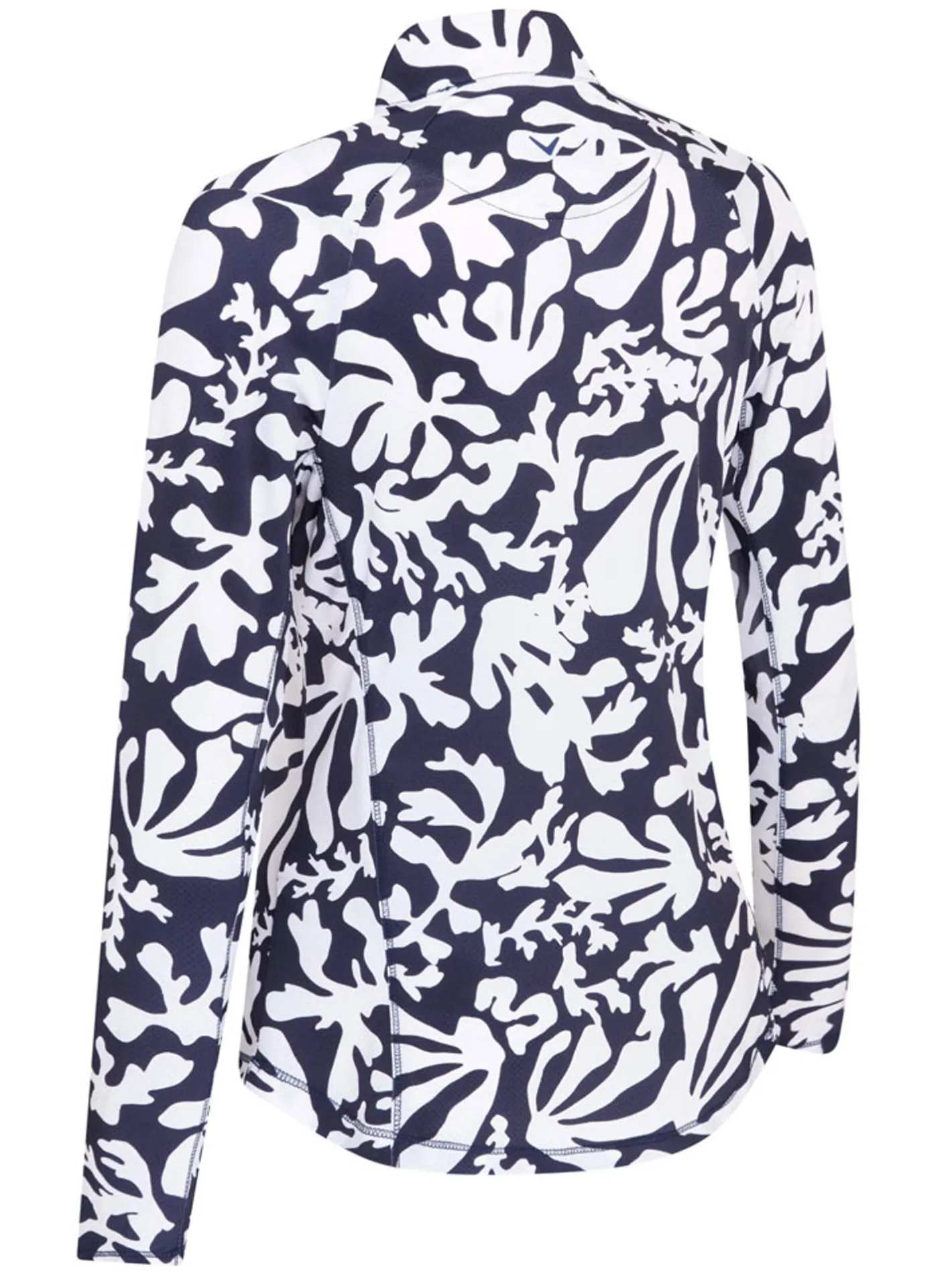 Women Callaway Women's Abstract Floral Sun Protection Top - Peacoat