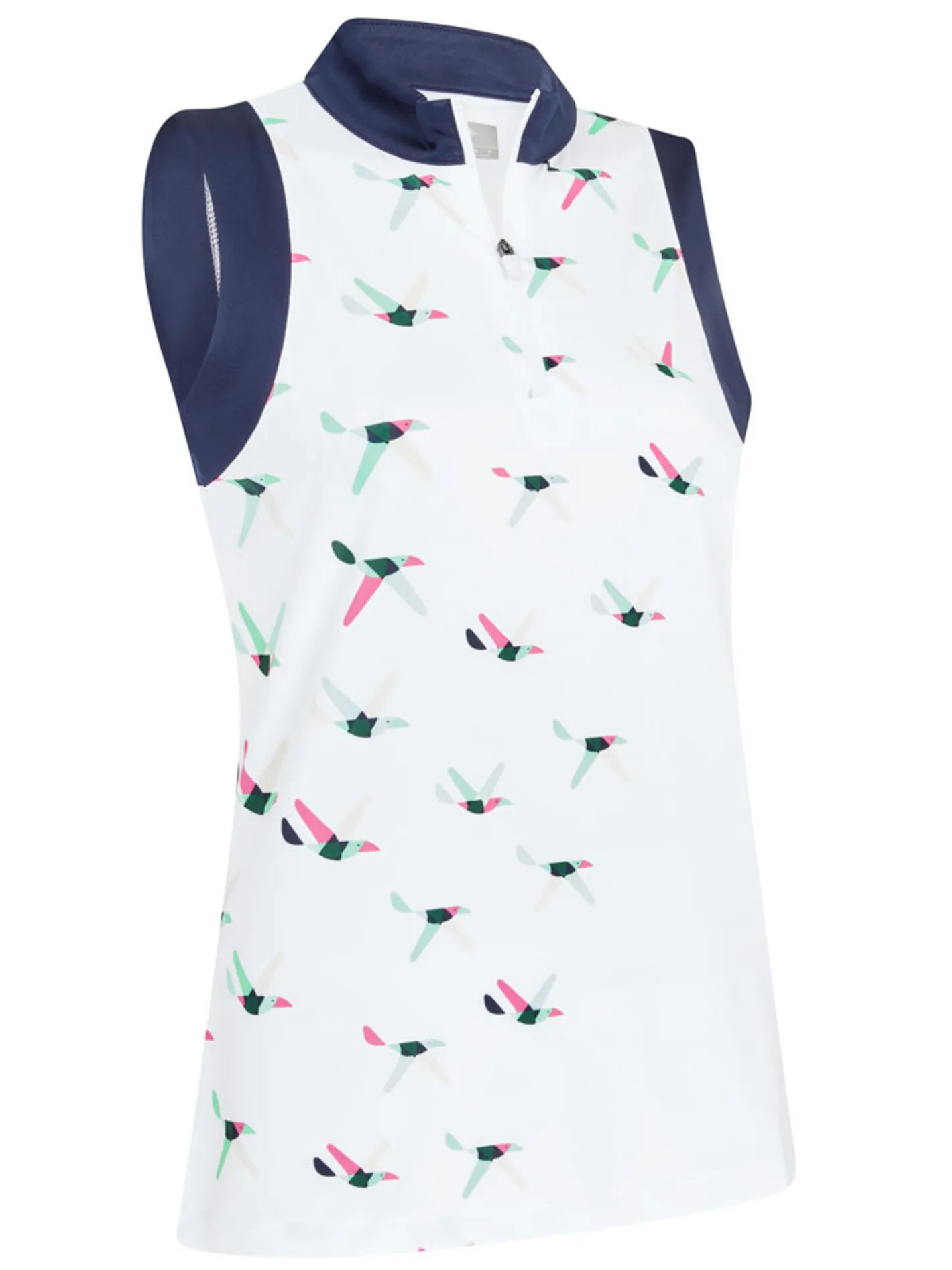 Women Callaway Women's Birdie Sleeveless Polo - Brilliant White