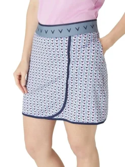Women Callaway Women's Chev Geo 17-Inch Wrap Skort - Flint Stone