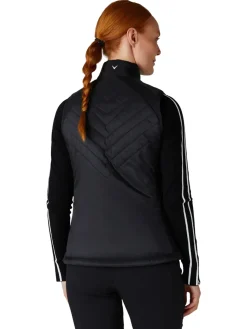 Women Callaway Women's Chev Primaloft Vest - Caviar