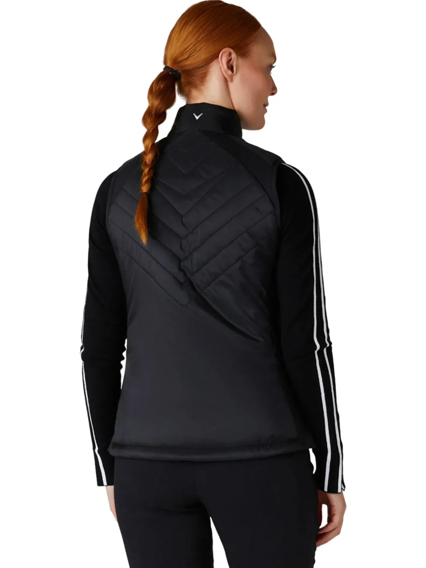 Women Callaway Women's Chev Primaloft Vest - Caviar
