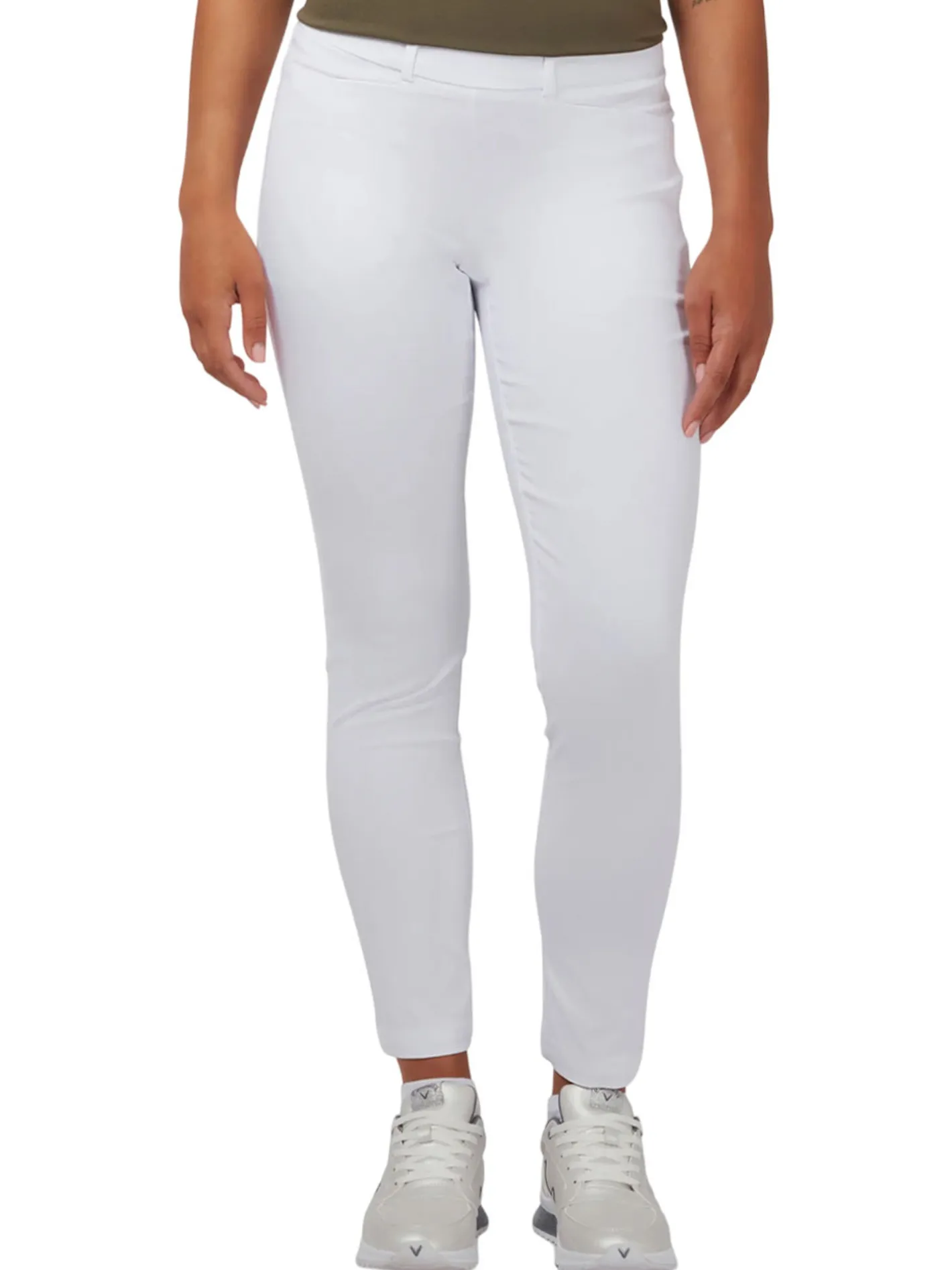 Women Callaway Women's Chev Pull-On Pant (29") - Brilliant White