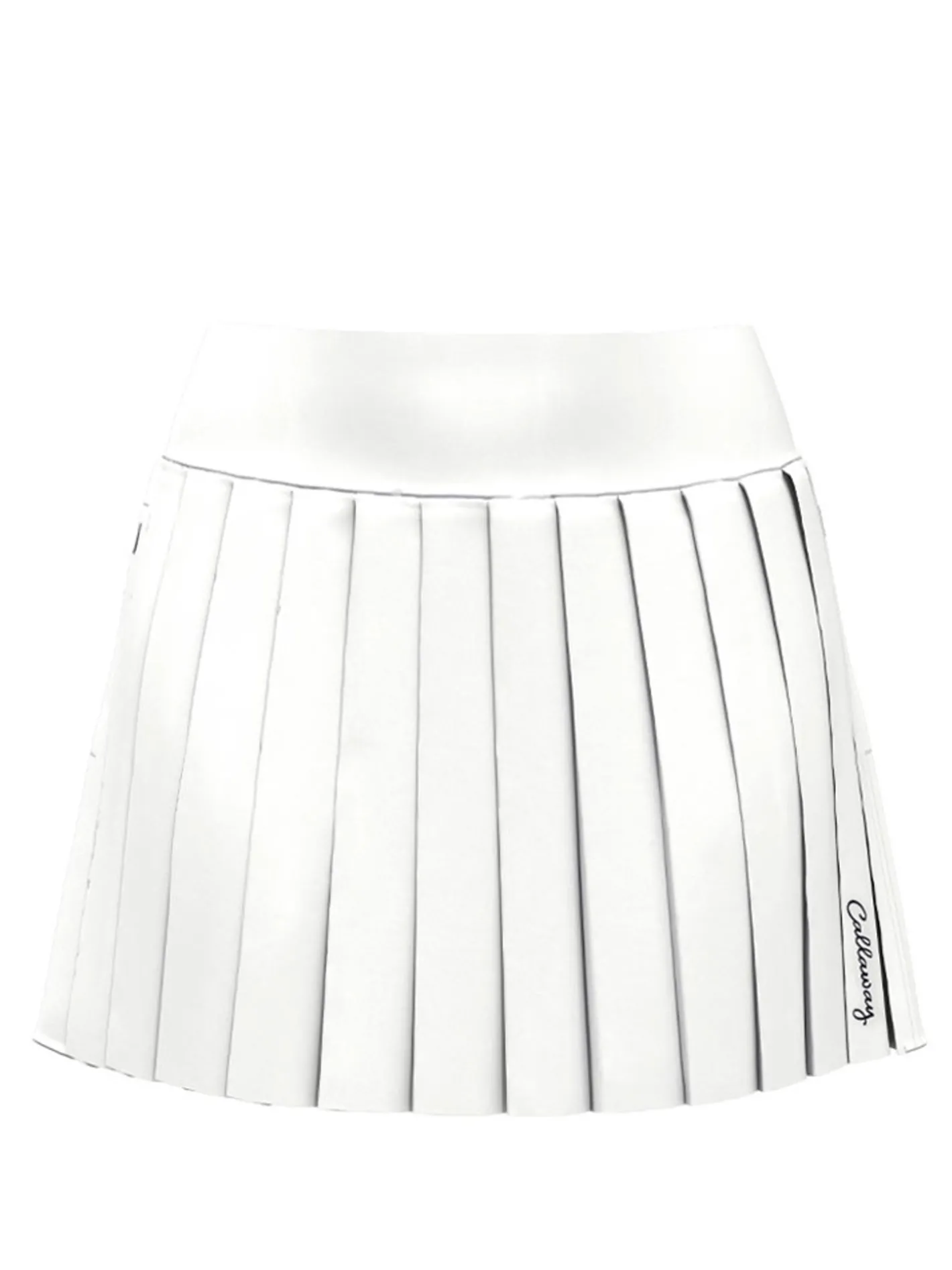 Women Callaway Women's Pleat High Waist 16-Inch Skort - Brilliant White