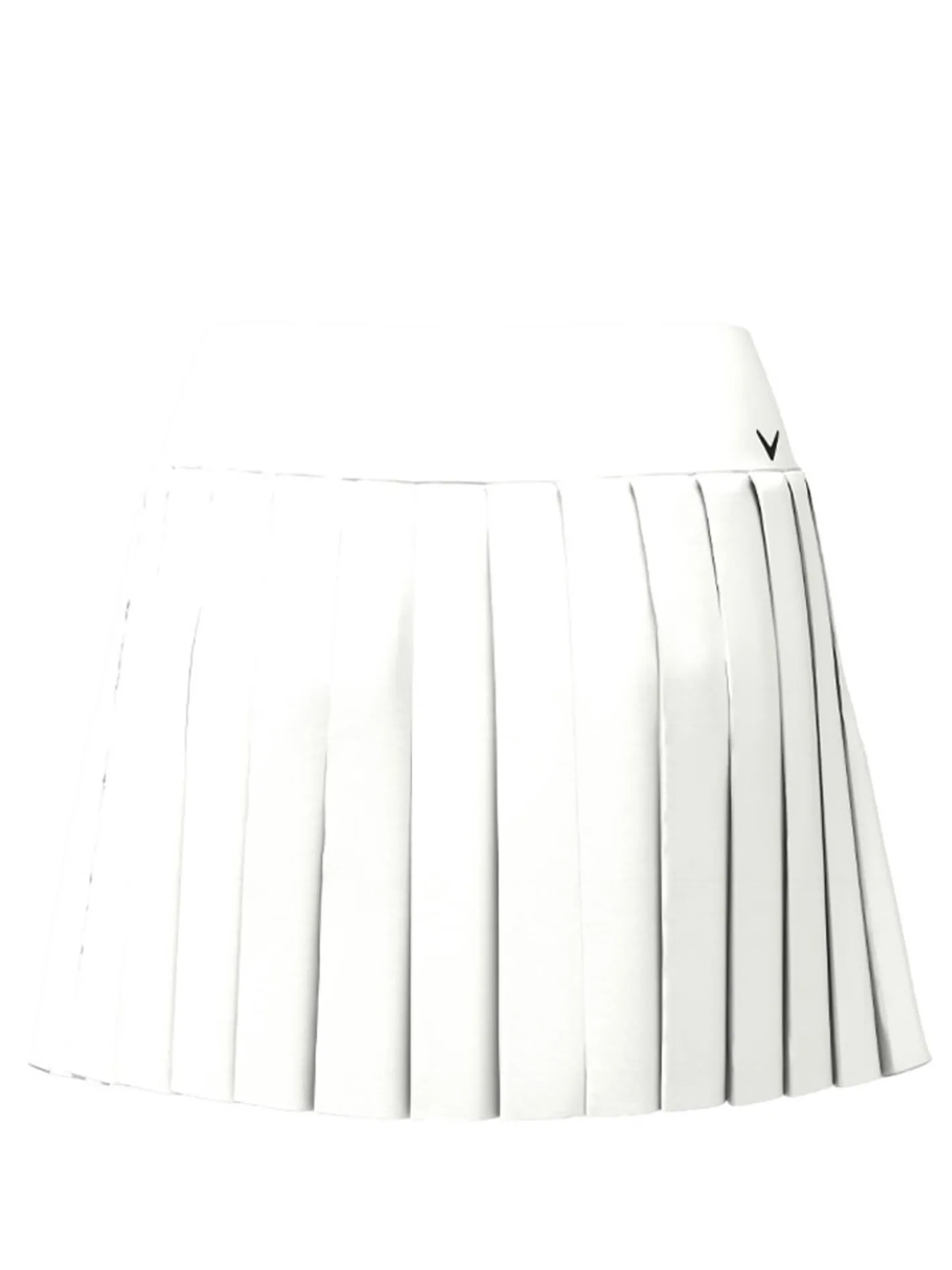 Women Callaway Women's Pleat High Waist 16-Inch Skort - Brilliant White