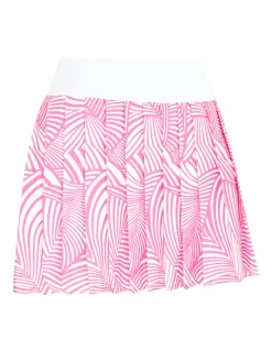 Women Callaway Women's Stencil High Waist 16-Inch Skort - Cheeky Pink