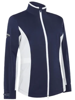 Women Callaway Women's Stormlite Liberty Waterproof Jacket - Peacoat/Brilliant White