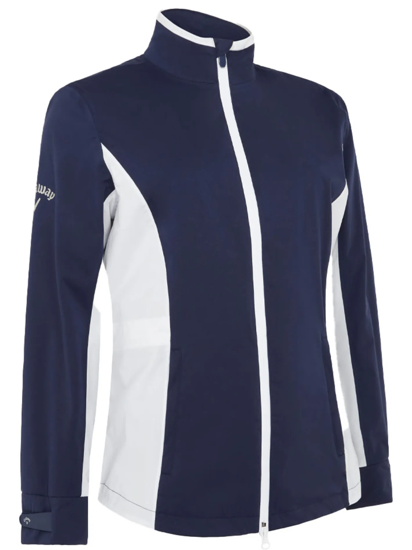 Women Callaway Women's Stormlite Liberty Waterproof Jacket - Peacoat/Brilliant White