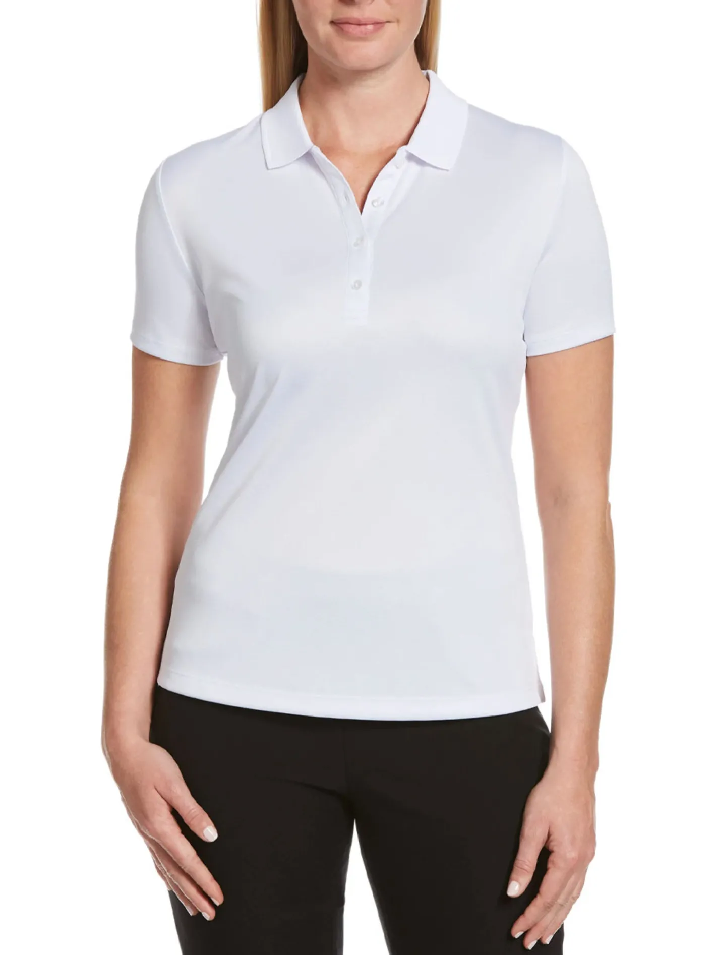 Women Callaway Women's SwingTech Solid Polo - Bright White