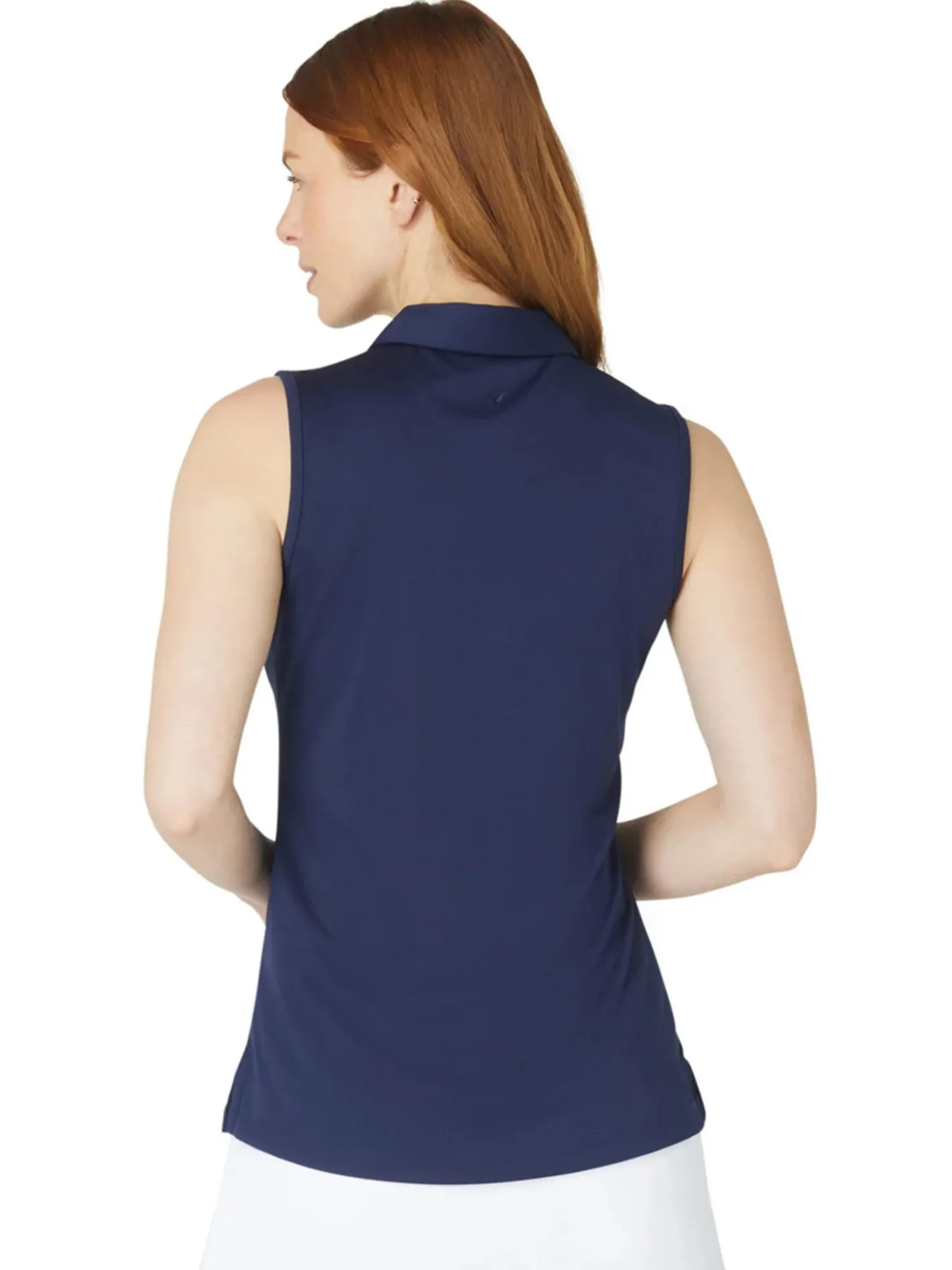 Women Callaway Women's Tournament Sleeveless Polo - Peacoat
