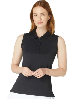 Women Callaway Women's Tournament Sleeveless Polo - Caviar