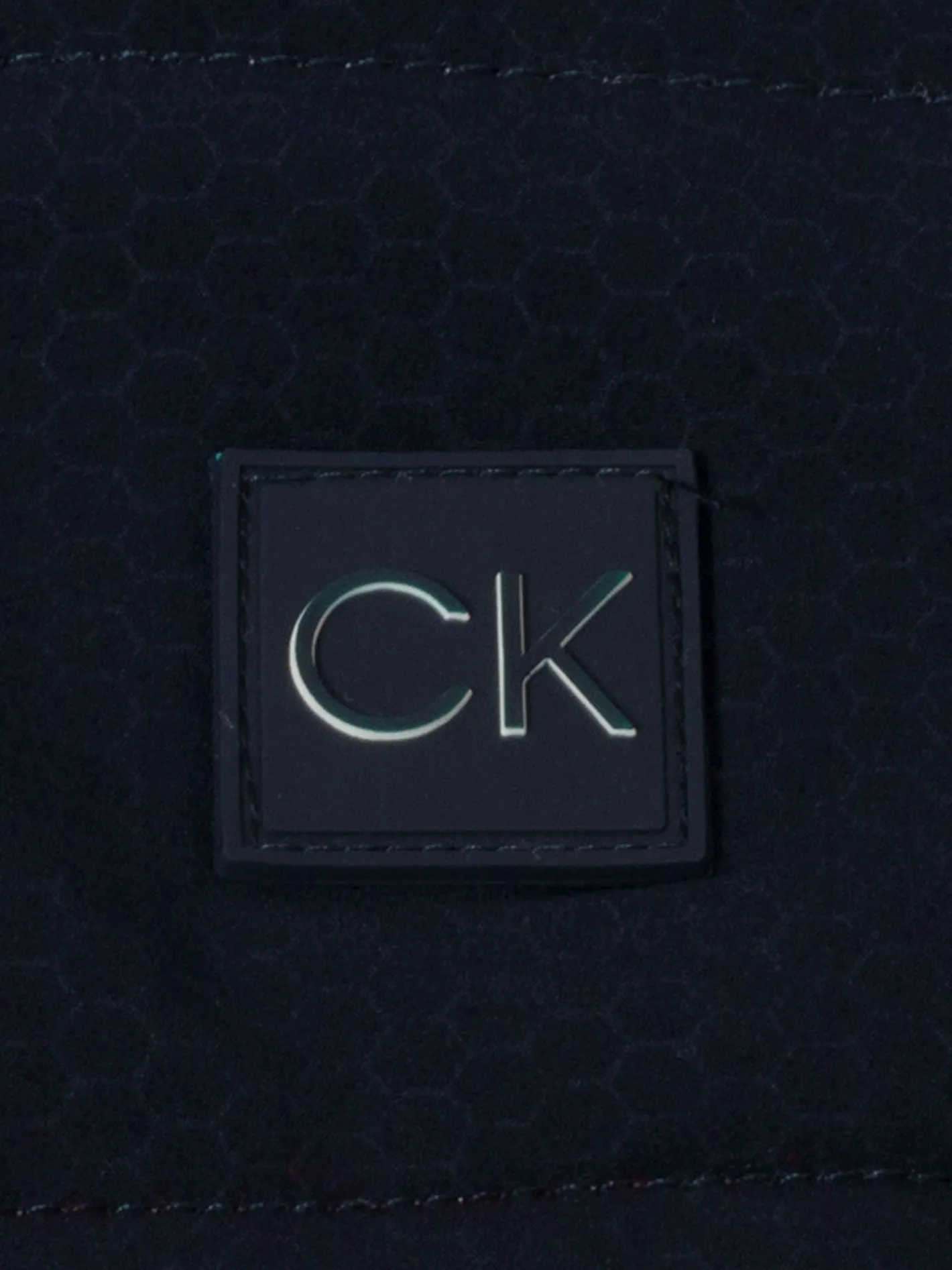 Calvin Klein Atlantic Hybrid Half Zip - White/Navy