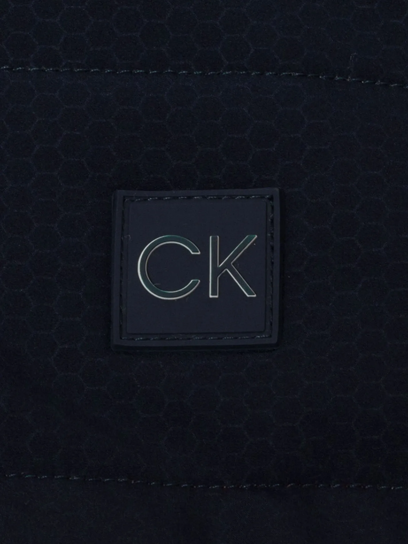 Calvin Klein Atlantic Hybrid Half Zip - Light Jade/Navy