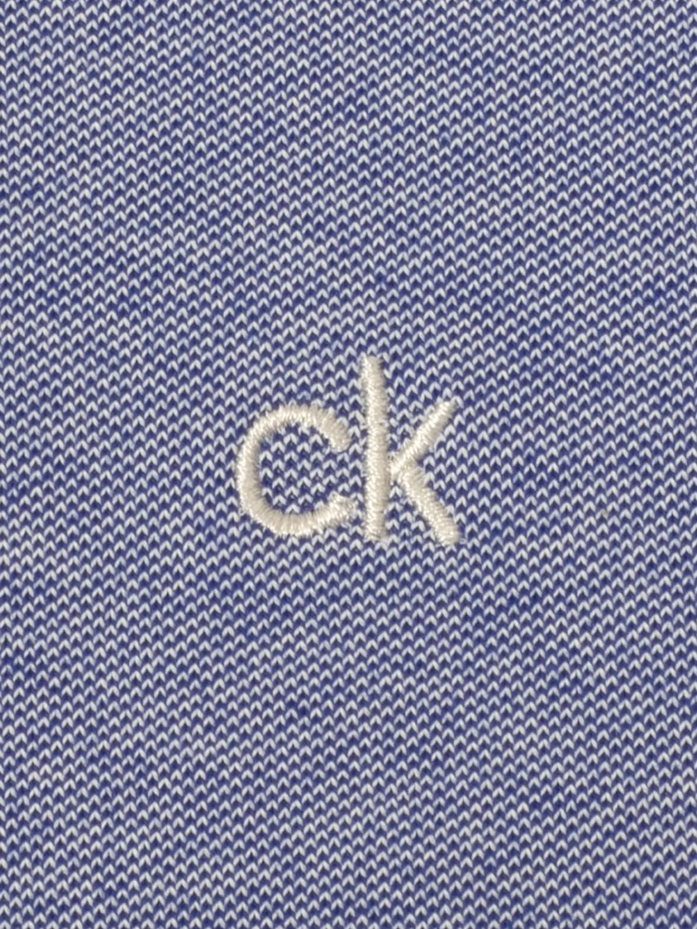Calvin Klein Bayard Long Sleeve Polo - French Blue
