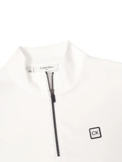 Calvin Klein Concord Half Zip Sweater - White