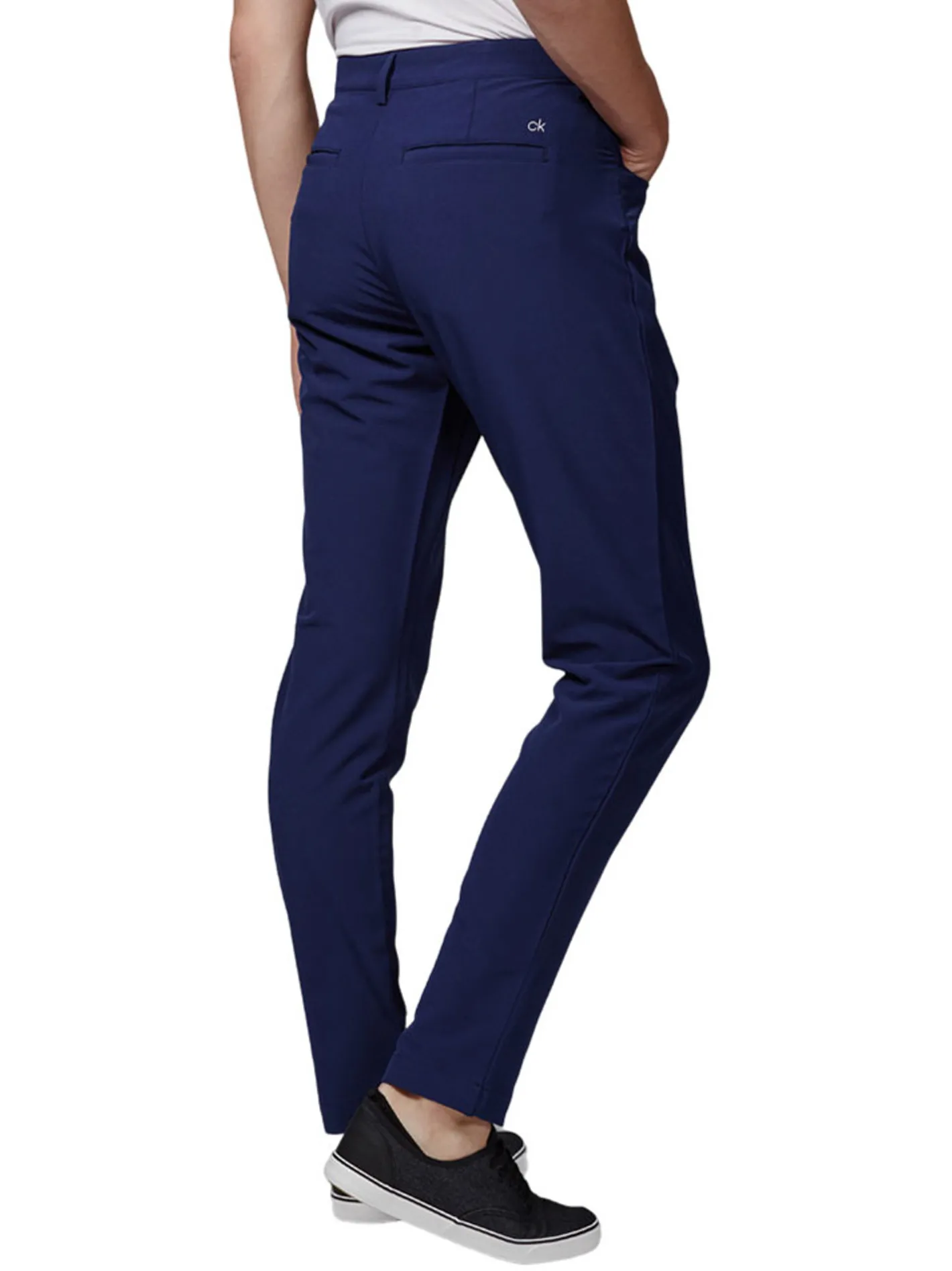 Calvin Klein Genius 4-Way Stretch Slim Fit Trouser - Dark Navy