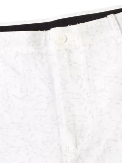 Calvin Klein Printed Bullet Regular Fit Stretch Short - White