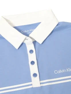 Women Calvin Klein Womens Bellevue Polo Shirt - Cornflower Blue