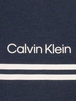 Women Calvin Klein Womens Bellevue Sleeveless Polo Shirt - Navy
