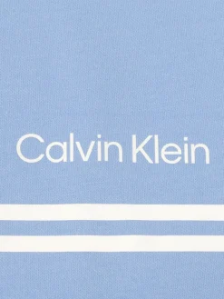 Women Calvin Klein Womens Bellevue Sleeveless Polo Shirt - Cornflower Blue