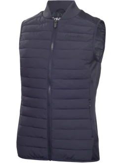 Women Calvin Klein Womens Beryline Hybrid Gilet - Navy