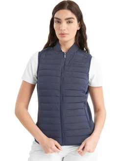 Women Calvin Klein Womens Beryline Hybrid Gilet - Navy