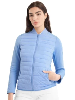 Women Calvin Klein Womens Beryline Hybrid Jacket - Cornflower Blue