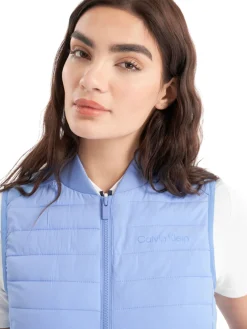 Women Calvin Klein Womens Beryline Hybrid Gilet - Cornflower Blue