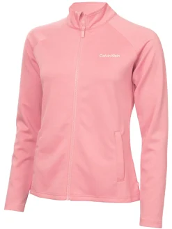 Women Calvin Klein Womens Blanco Full Zip Jacket - Powder Pink